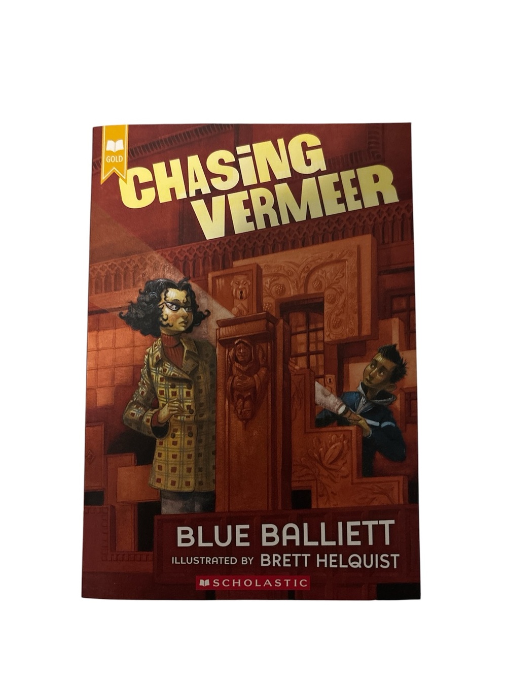 Chasing Vermeer Back Cover - Scholastic Brown